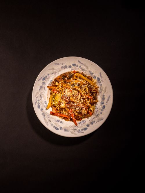 נודלז ירקות